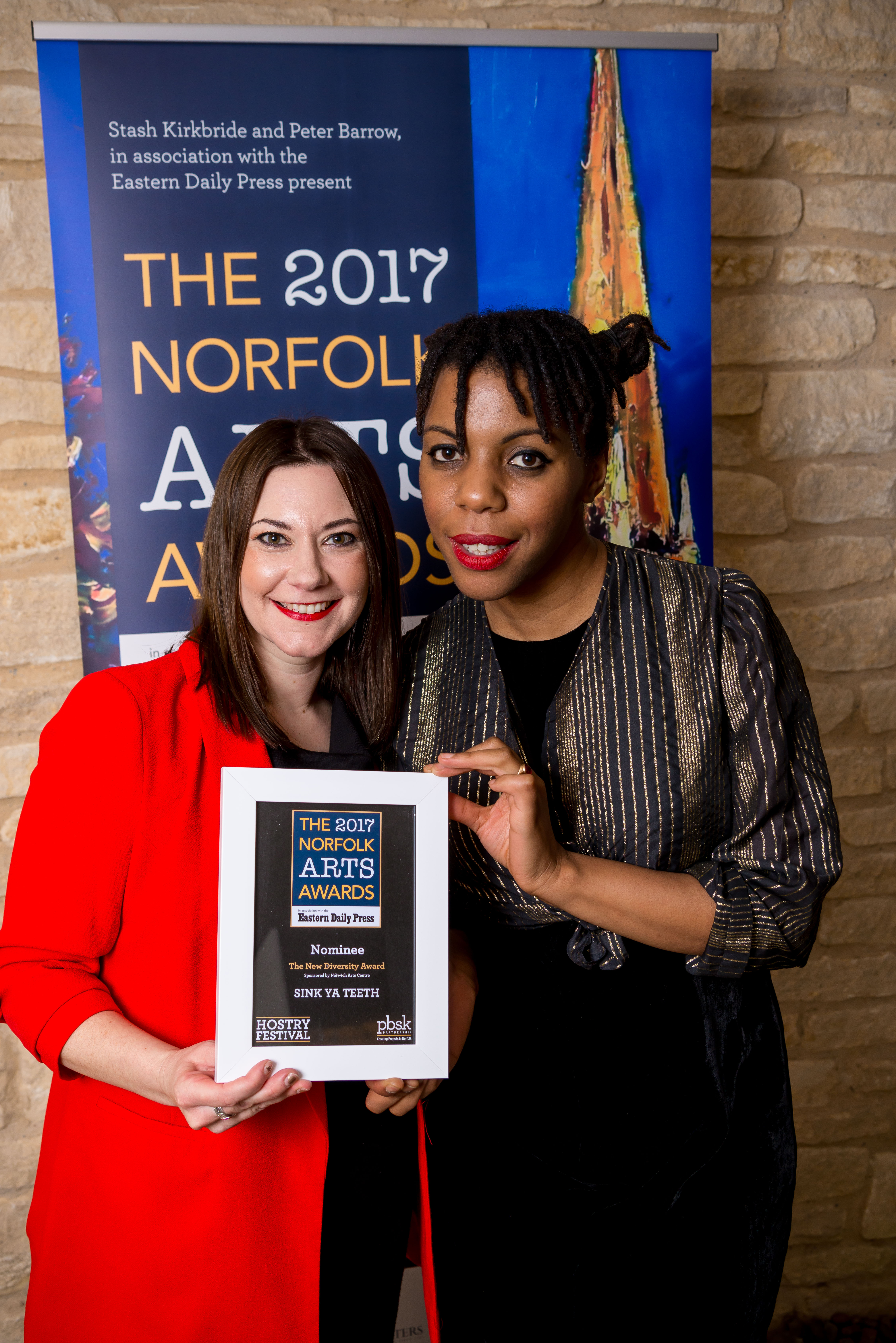 Norfolk Arts Awards 2017 at The Hostry at Norwich Cathedral. Photo credit ©Simon Finlay Photography.