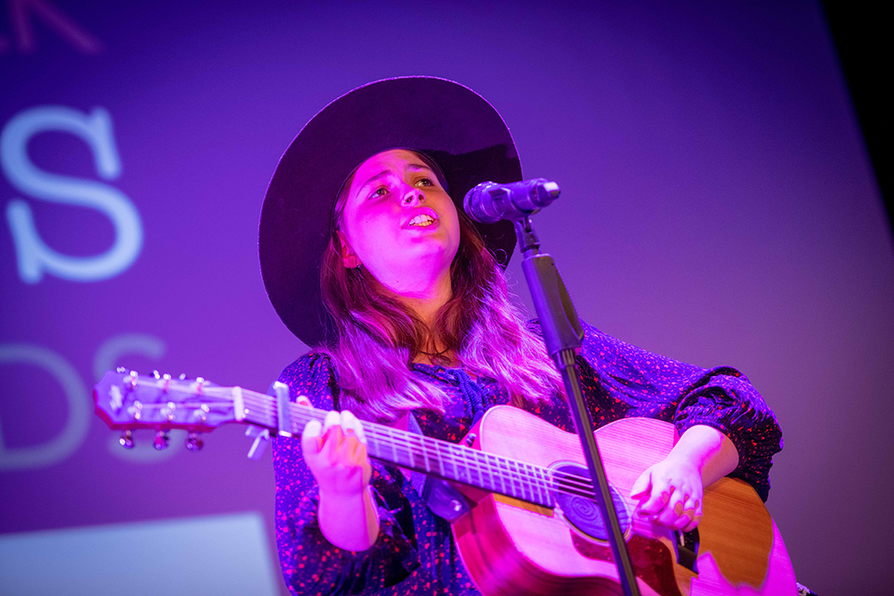 The 2019 Norfolk Arts Awards at St George's Theatre, Great Yarmouth. Lucy Grubb performing. Photo credit ©Simon Finlay Photography.