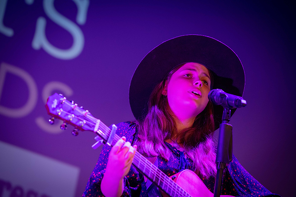The 2019 Norfolk Arts Awards at St George's Theatre, Great Yarmouth. Lucy Grubb performing. Photo credit ©Simon Finlay Photography.