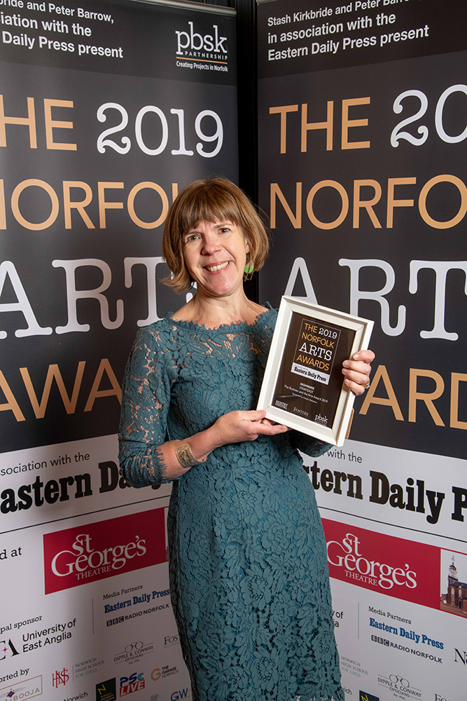 The 2019 Norfolk Arts Awards at St Georges Theatre, Great Yarmouth. Photo credit ©Simon Finlay Photography.